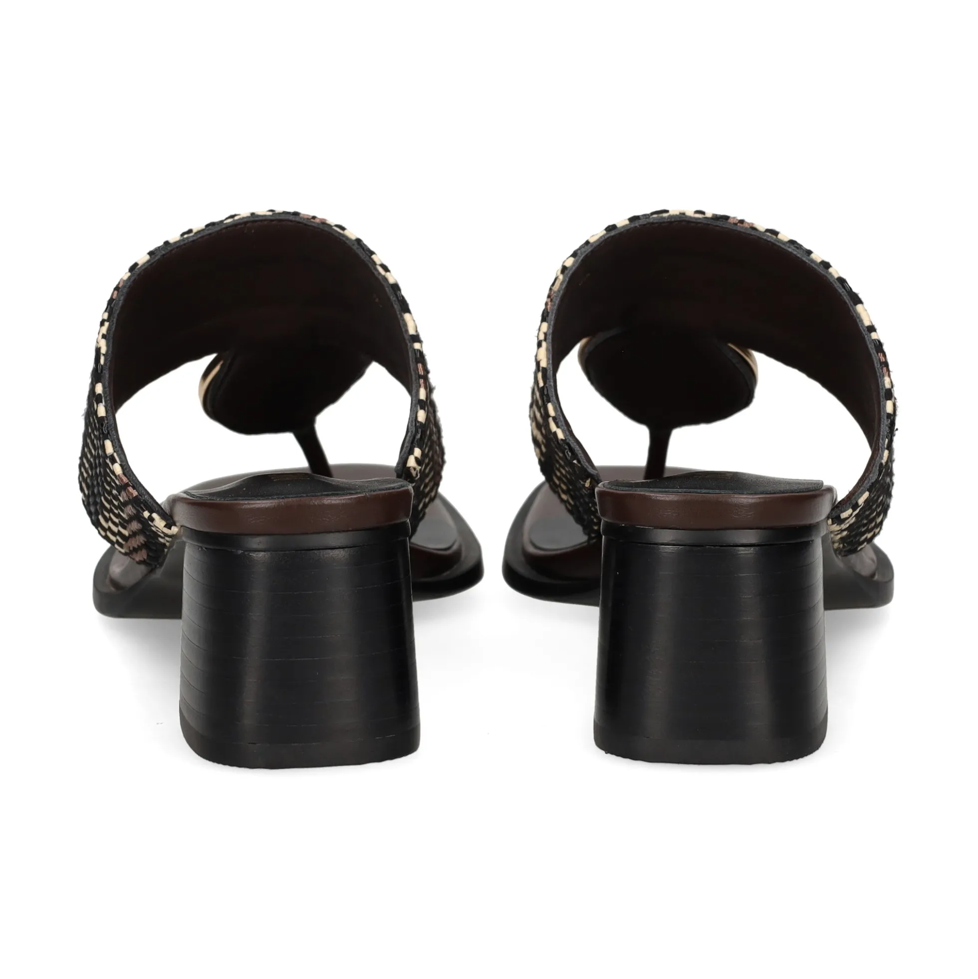 NOA HARMON Sandalias con tacón de Mujer 009227-0M55 MULTI MARRON