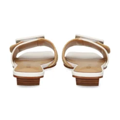 NOA HARMON Sandalias planas de Mujer 009232-0M00 BLANCO