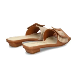 NOA HARMON Sandalias planas de Mujer 008967-0M07 MULTICOLOR CUER