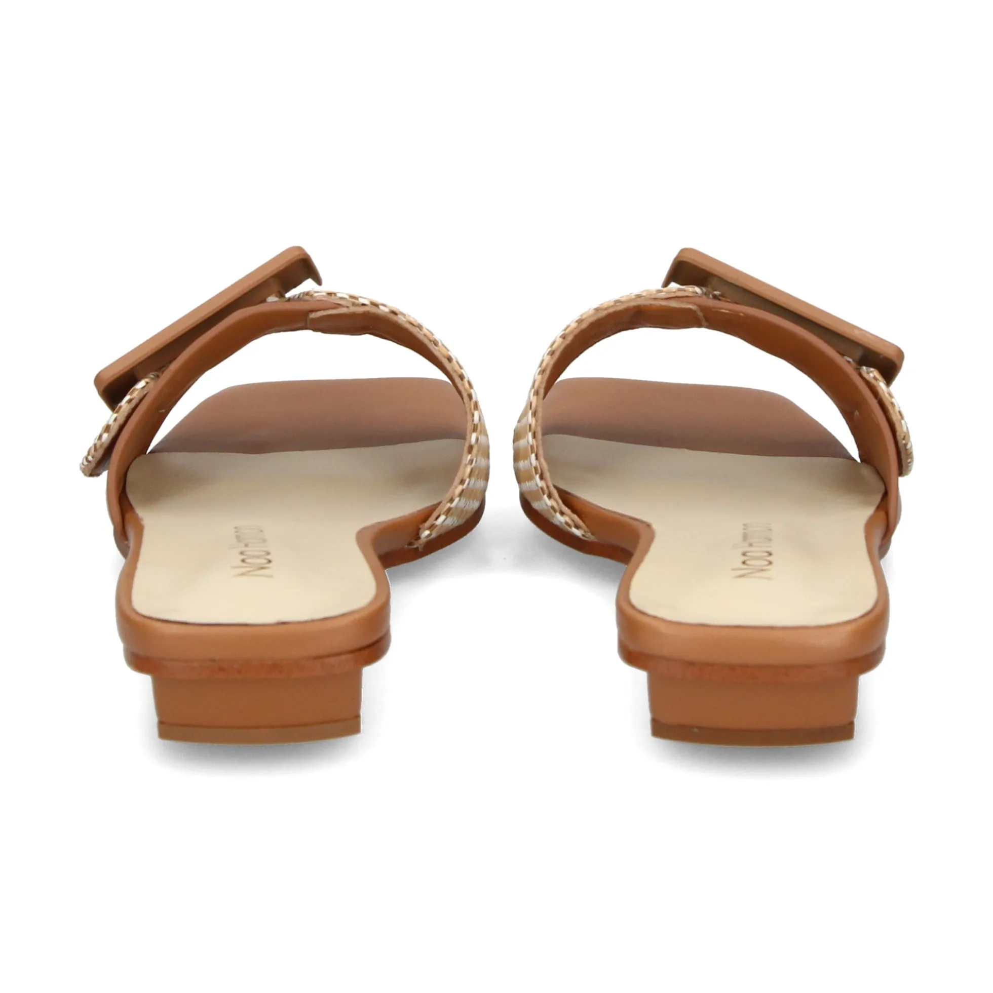 NOA HARMON Sandalias planas de Mujer 008967-0M07 MULTICOLOR CUER
