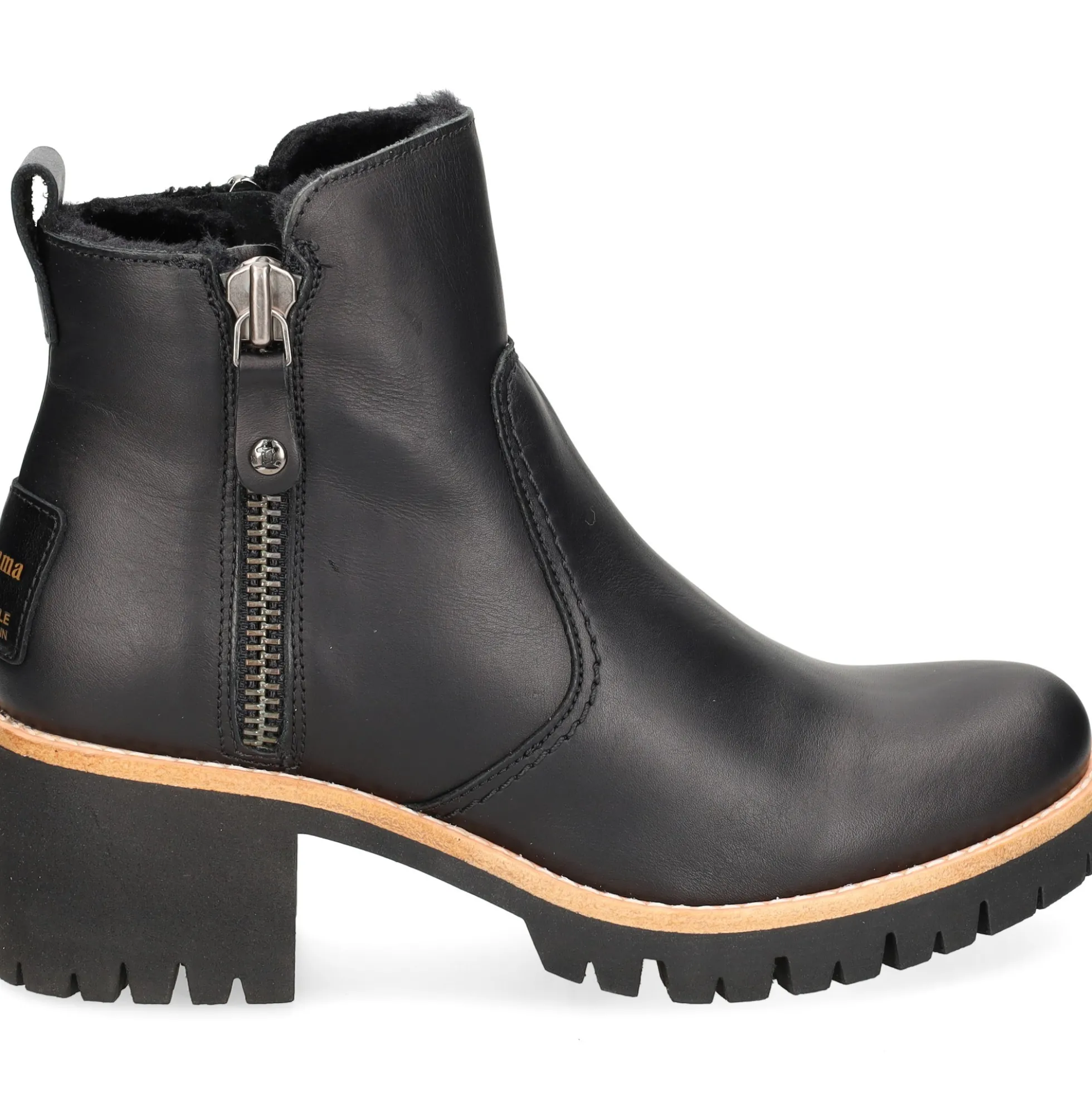 PANAMA JACK Botines con tacón de Mujer PULINE B2 NEGRO