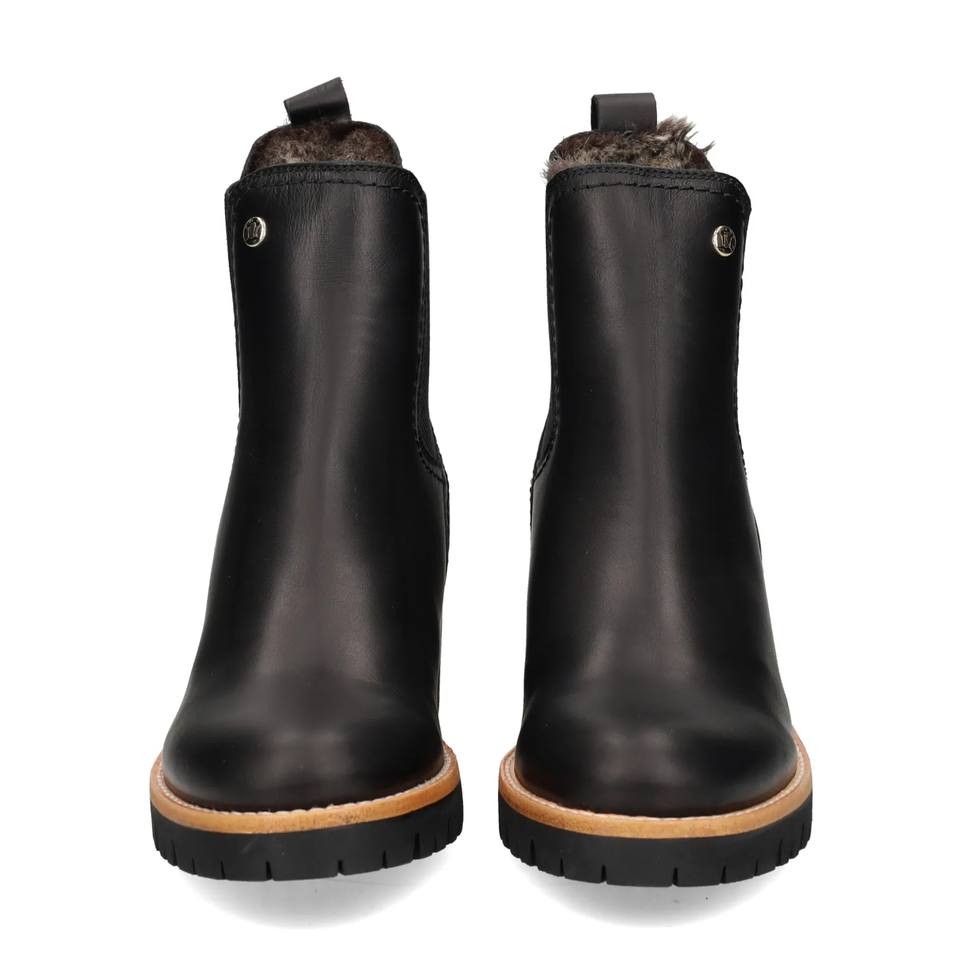 PANAMA JACK Botines con tacón de Mujer PIA B1 NEGRO
