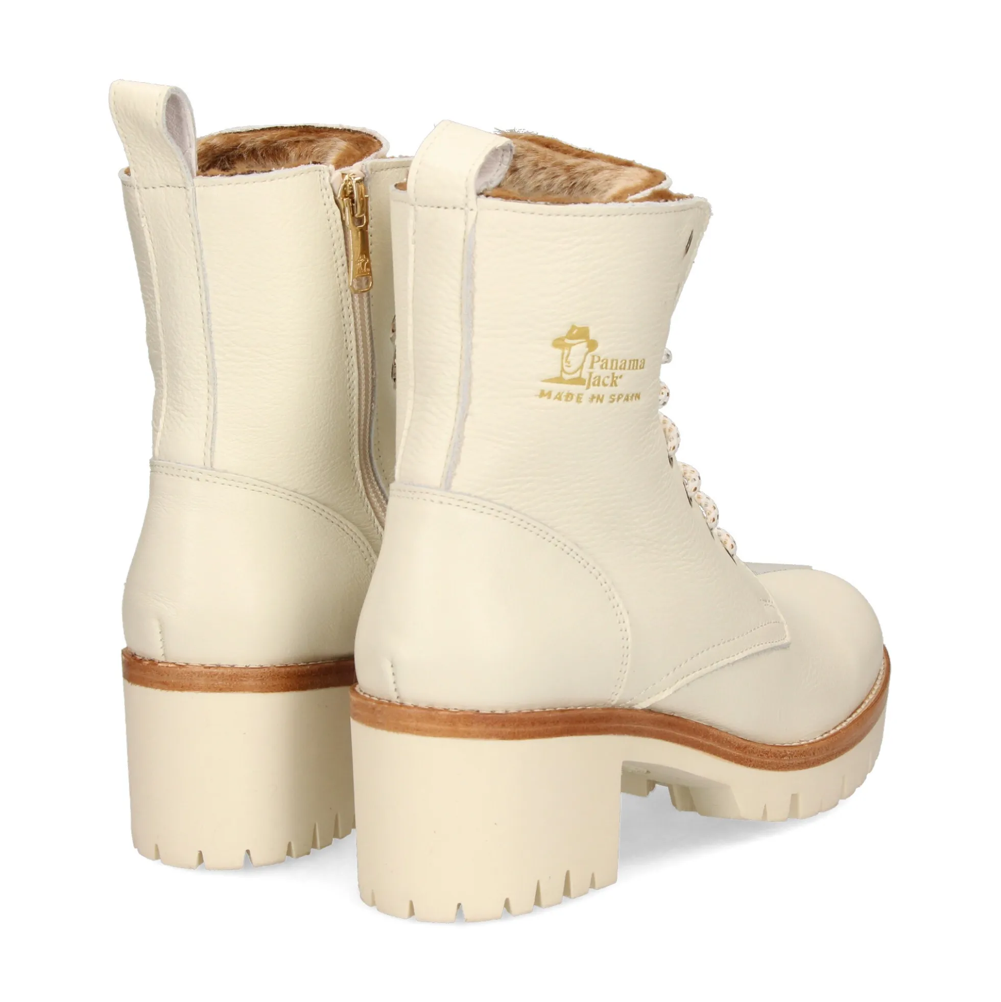 PANAMA JACK Botines con tacón de Mujer Padma B6 blanco