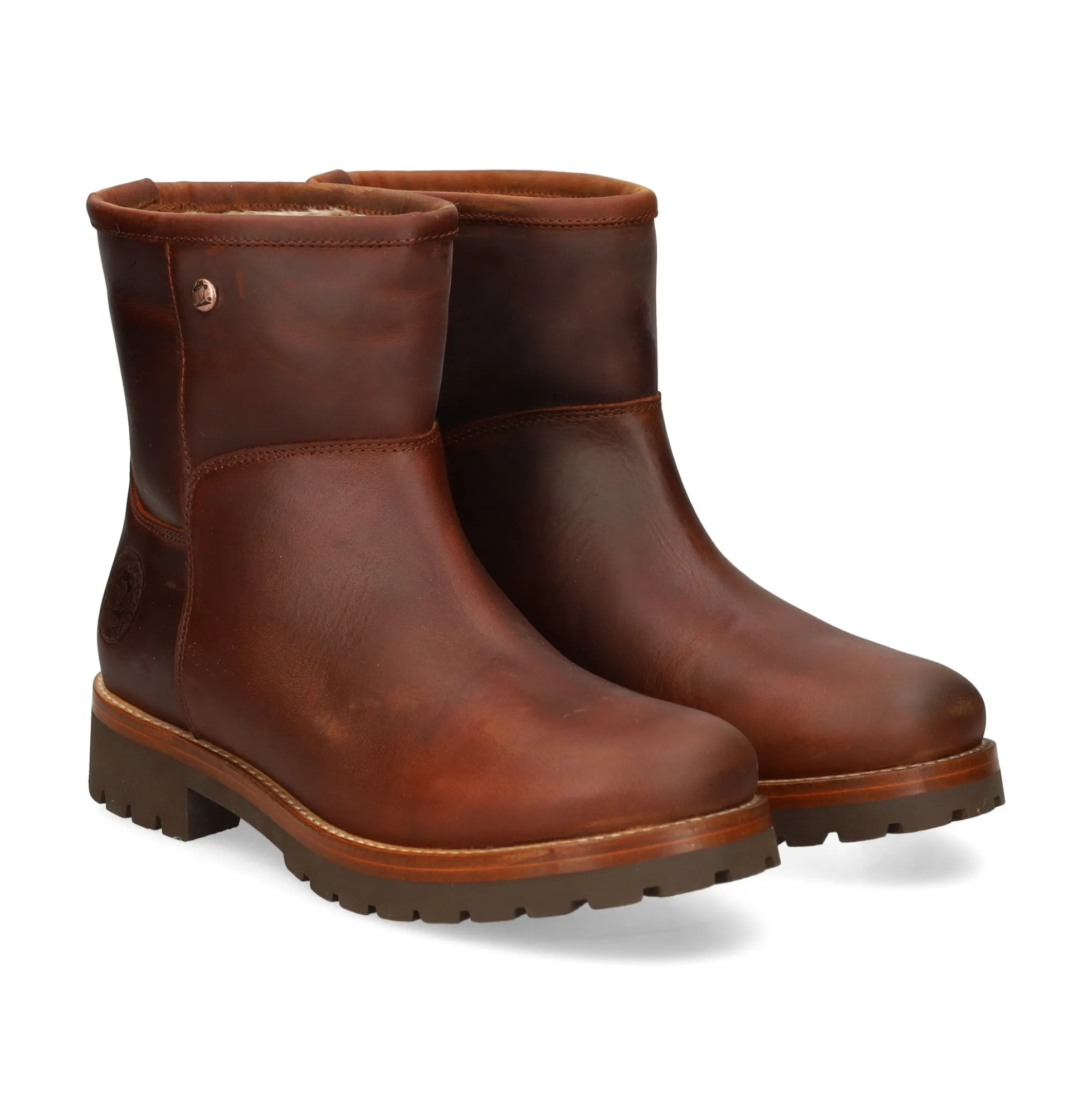 PANAMA JACK Botines planos de Mujer Grace B3 Cuero