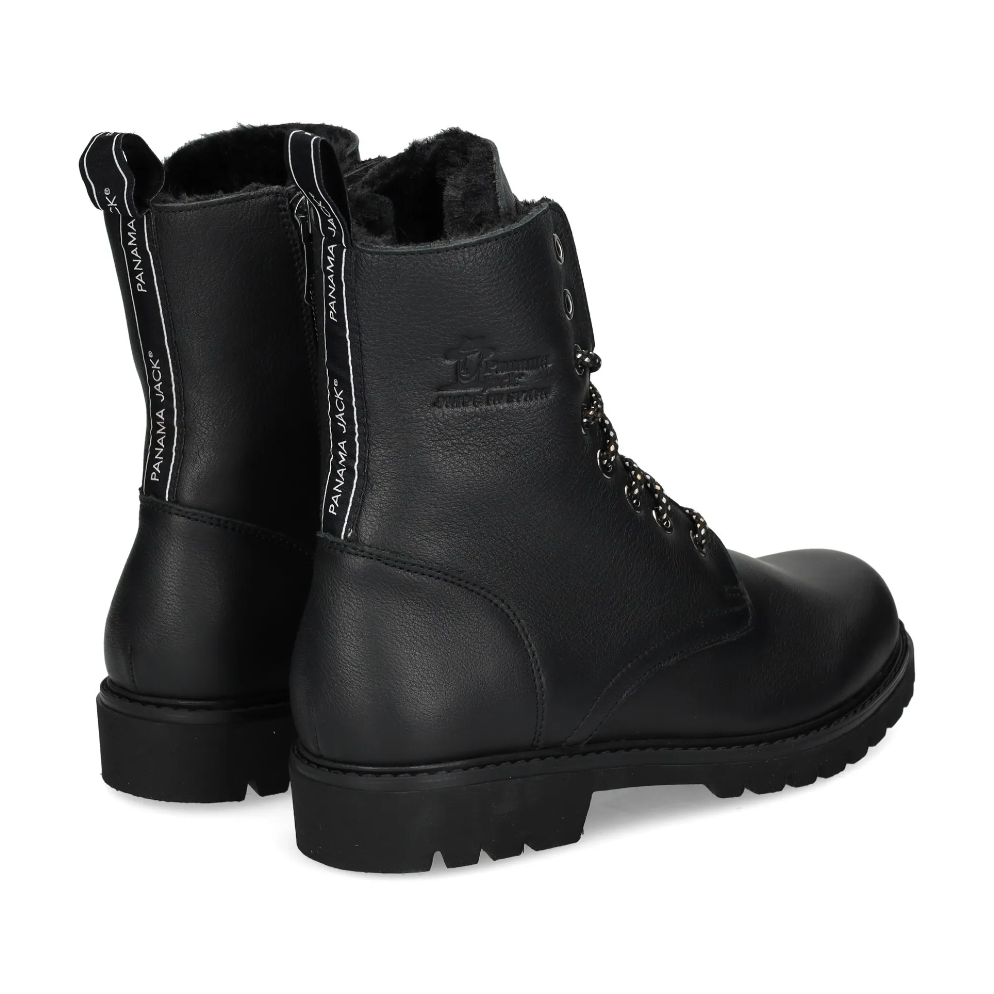 PANAMA JACK Botines planos de Mujer Frisia B1 NEGRO