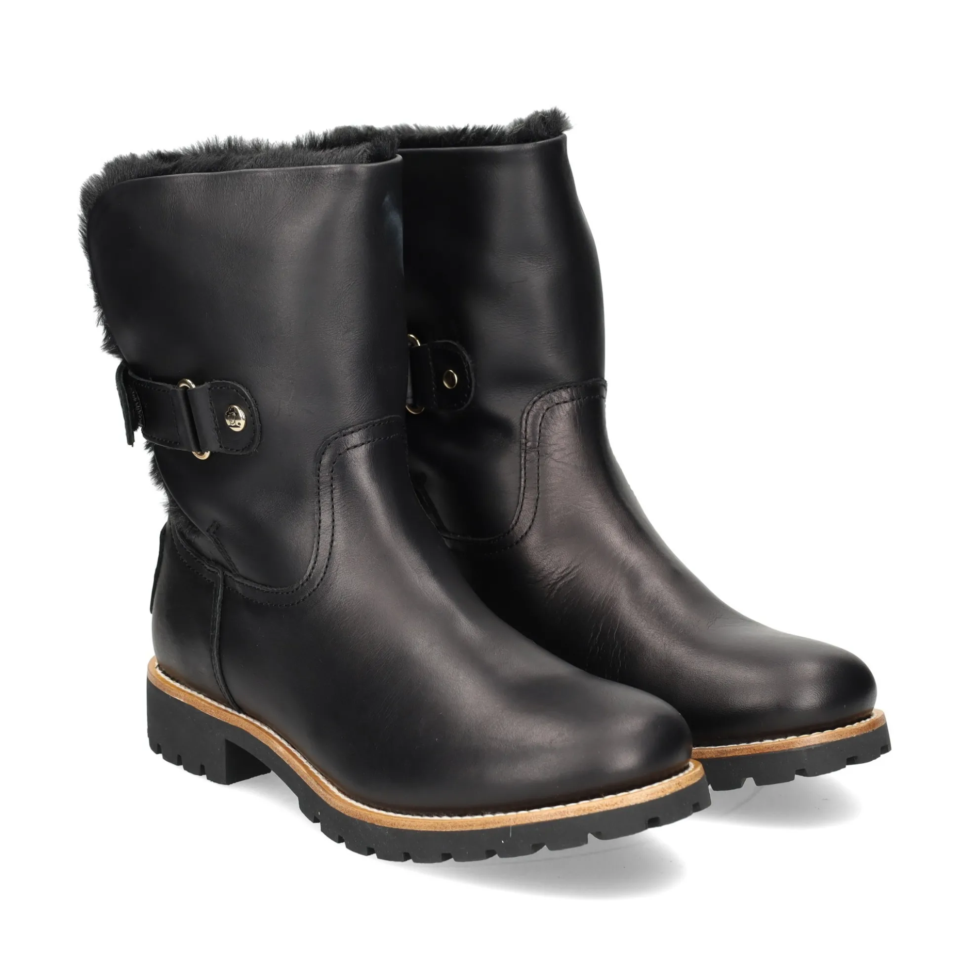PANAMA JACK Botines planos de Mujer Felia Trav B3 Negro