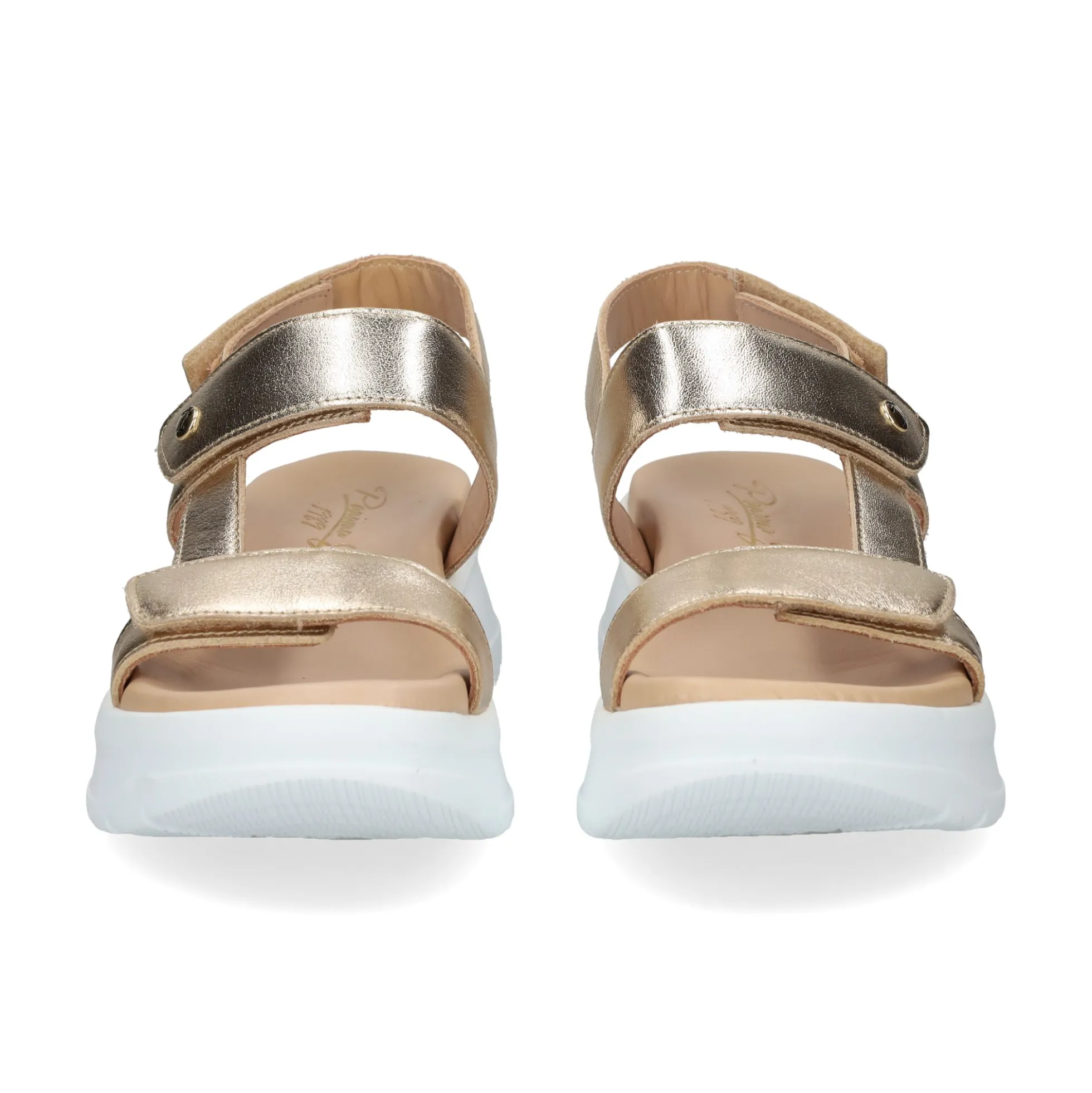 PANAMA JACK Sandalias con plataforma de Mujer Noor Shine B1 Oro
