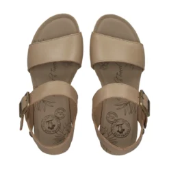 PANAMA JACK Sandalias cuña de Mujer Vega B4 TAUPE