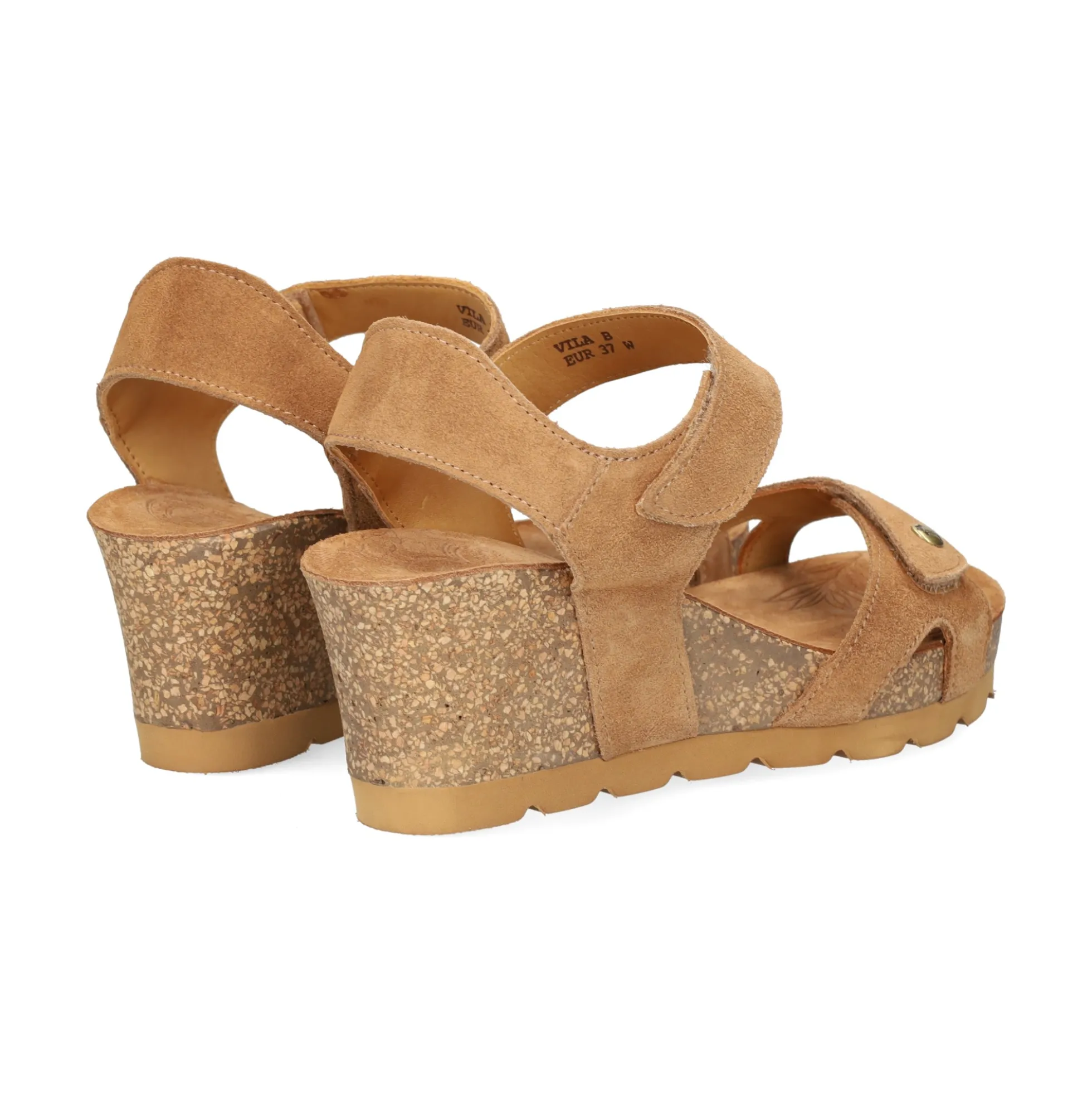 PANAMA JACK Sandalias cuña de Mujer Vila B3 Cuero