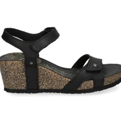 PANAMA JACK Sandalias cuña de Mujer Julia Basics B1 NEGRO