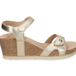 PANAMA JACK Sandalias cuña de Mujer Julia Shine B3 Oro
