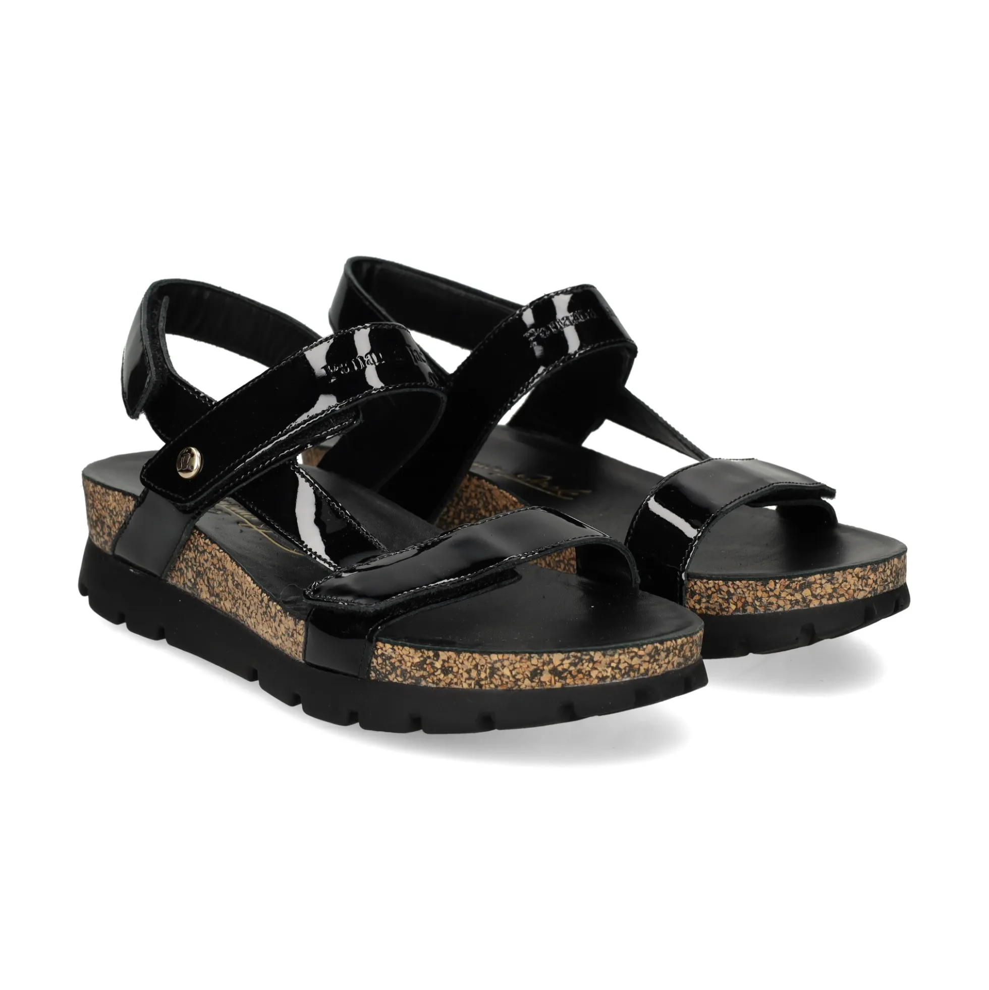 PANAMA JACK Sandalias cuña de Mujer Selma B26 NEGRO