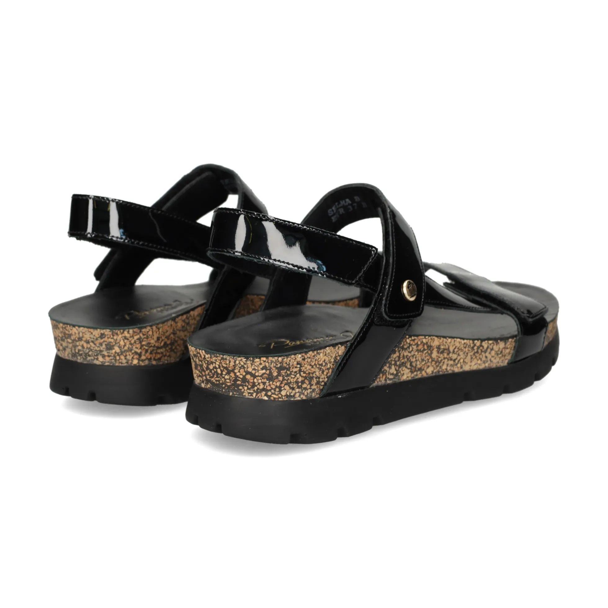 PANAMA JACK Sandalias cuña de Mujer Selma B26 NEGRO
