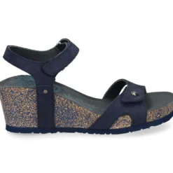 PANAMA JACK Sandalias cuña de Mujer Julia Basics B10 Marino