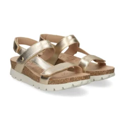 PANAMA JACK Sandalias planas de Mujer Selma Shine B1 Oro