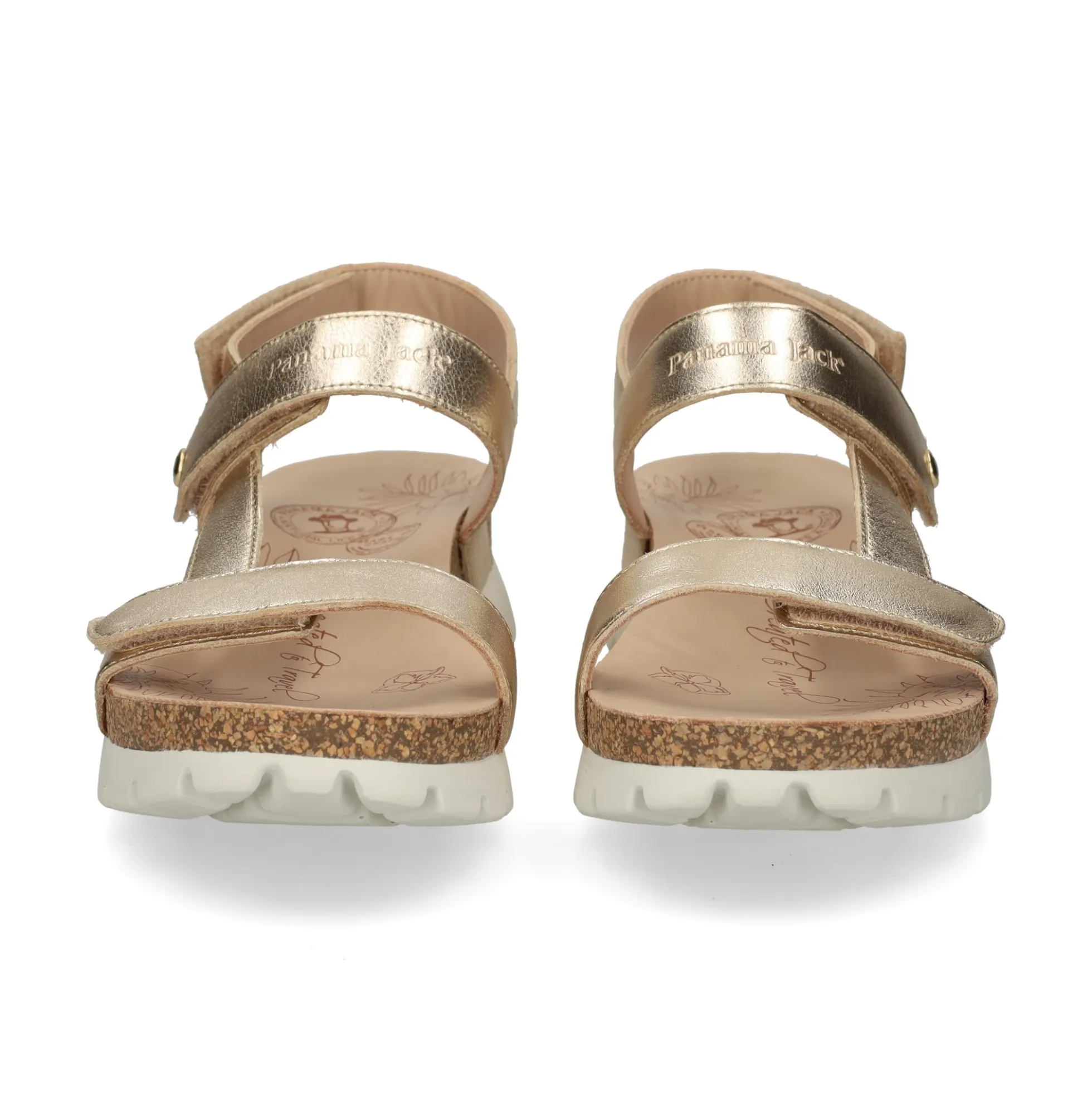 PANAMA JACK Sandalias planas de Mujer Selma Shine B1 Oro