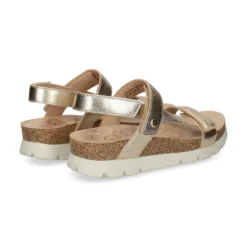 PANAMA JACK Sandalias planas de Mujer Selma Shine B1 Oro