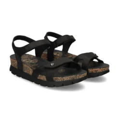 PANAMA JACK Sandalias planas de Mujer Sulia Basics B2 NEGRO