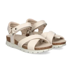 PANAMA JACK Sandalias planas de Mujer Serena B3 Crudo