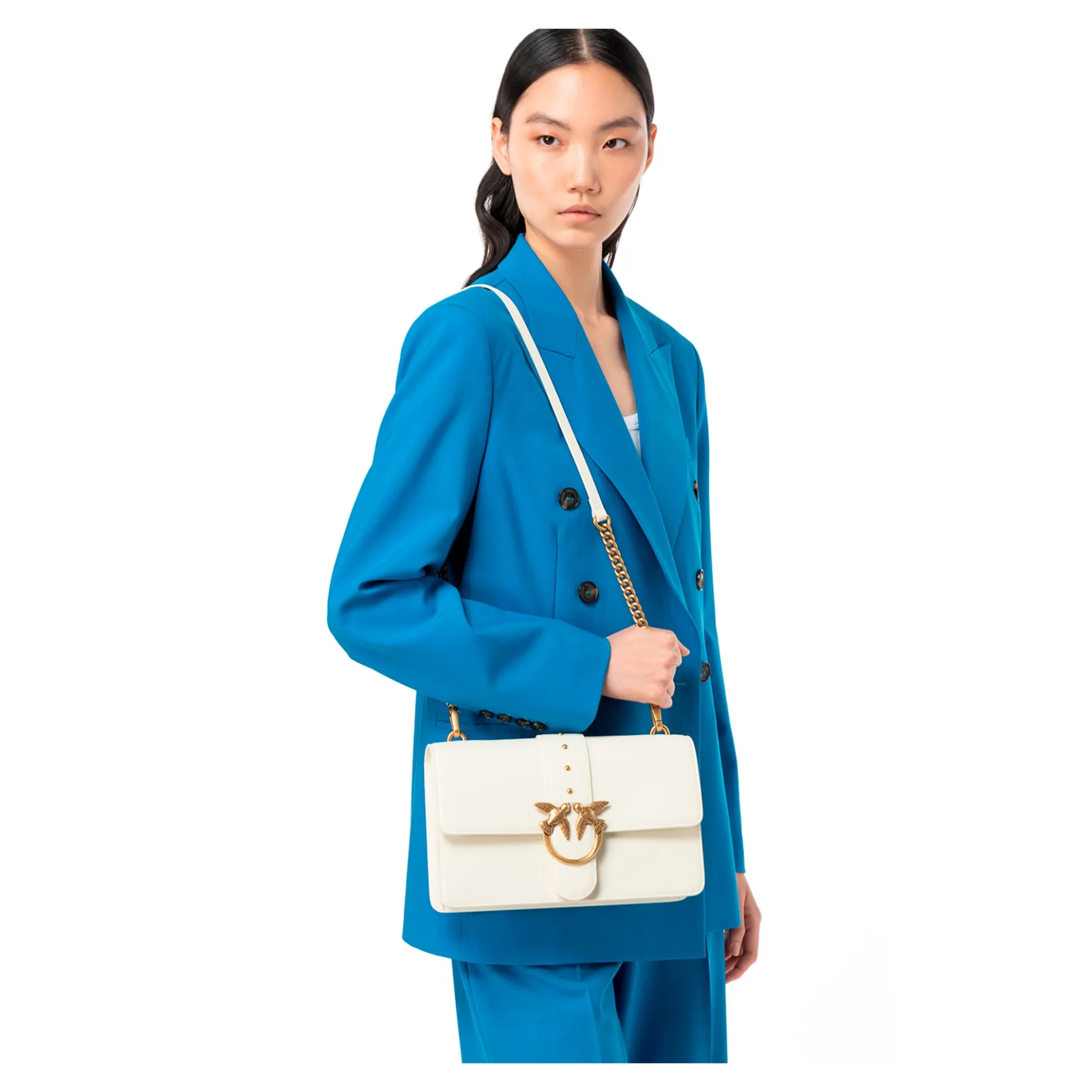 PINKO Bolsos 100053 Z14Q BIANCO/GOL