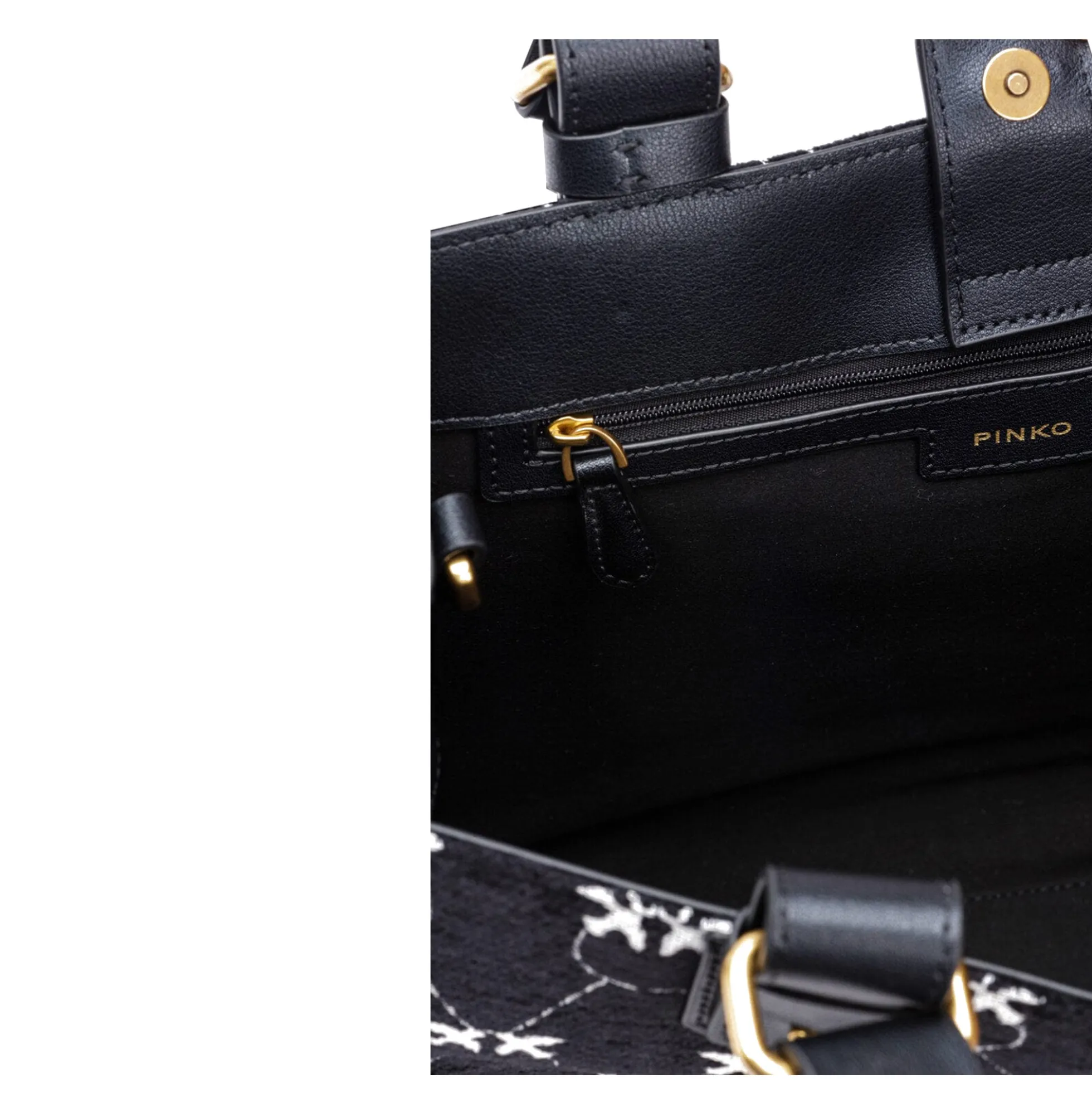 PINKO Bolsos 101572 ZZ2Q NERO/BIANC