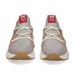 PINKO Zapatillas de Mujer SS0023 NIB PIOMBO/NUDE