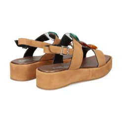 PLUMERS Sandalias con plataforma de Mujer 3768 CUERO