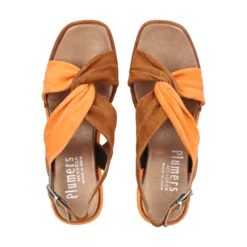 PLUMERS Sandalias con plataforma de Mujer 3799 BRANDY