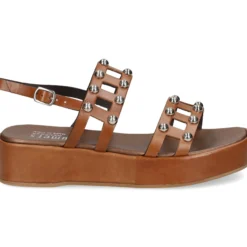 PLUMERS Sandalias con plataforma de Mujer 3762 CUERO