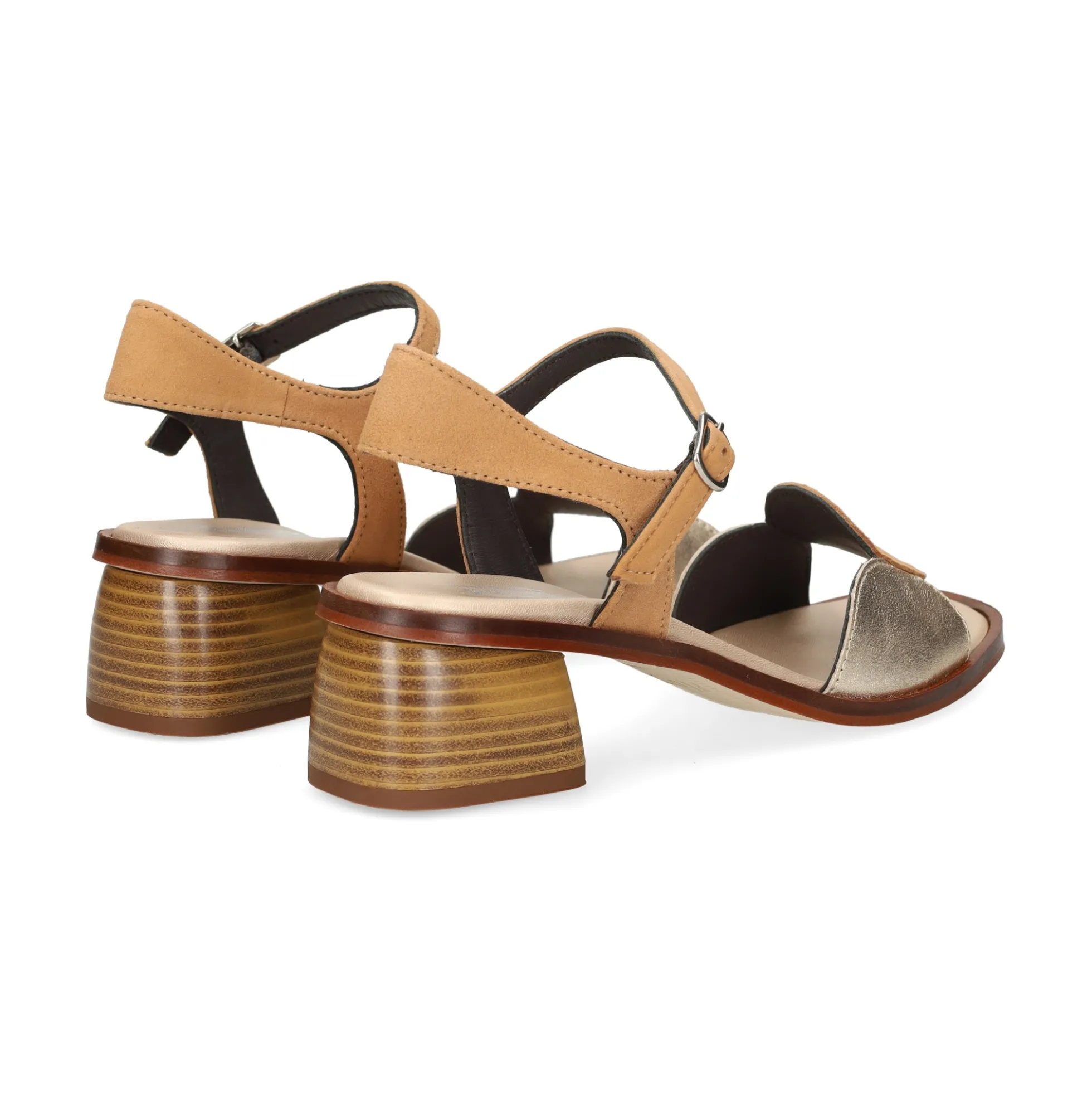 PLUMERS Sandalias con tacón de Mujer 3962 CUERO