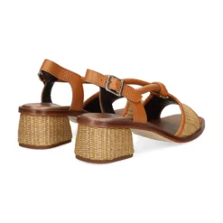 PLUMERS Sandalias con tacón de Mujer 3961 CUERO