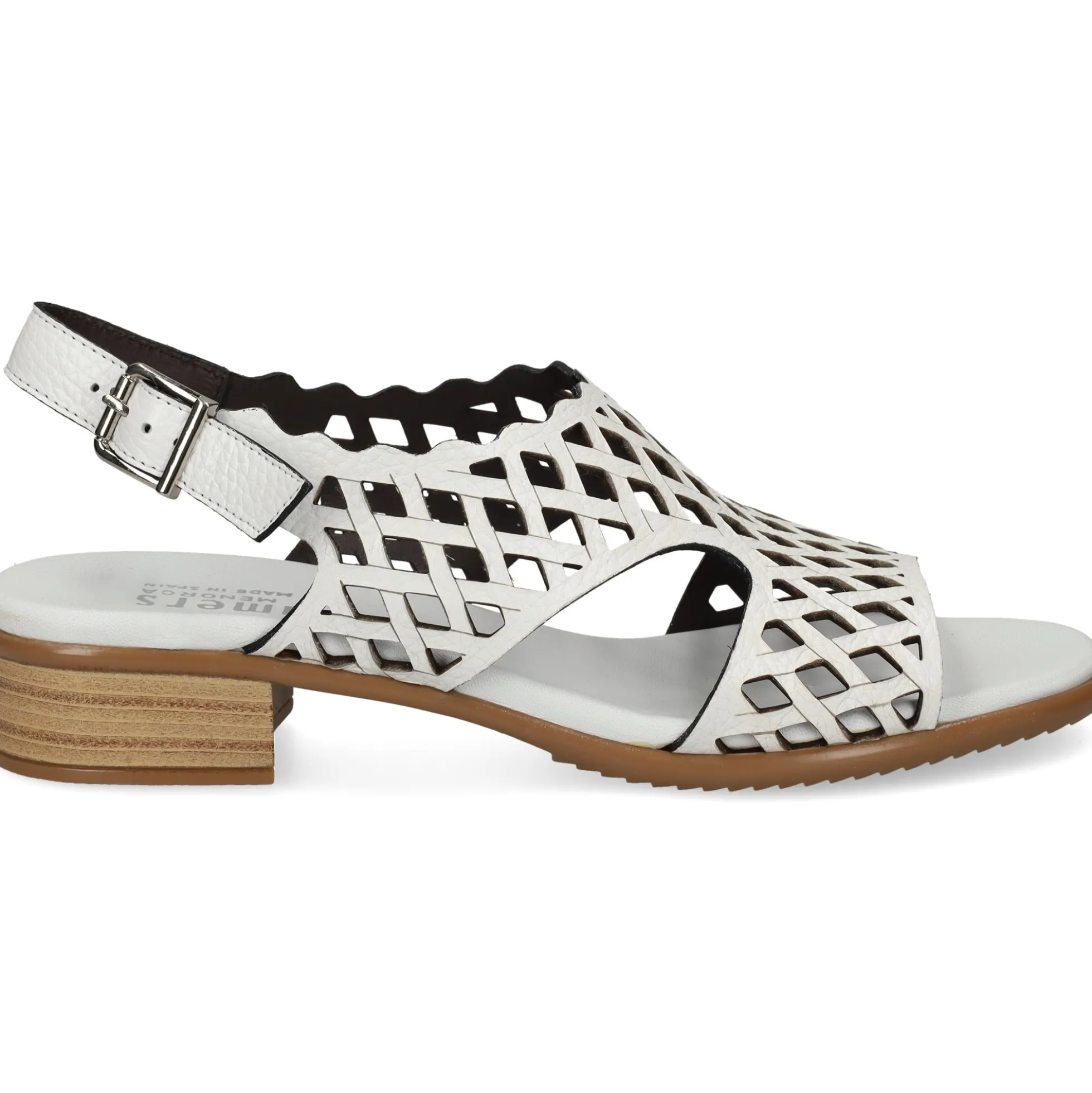 PLUMERS Sandalias con tacón de Mujer 3924 BLANCO