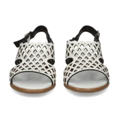 PLUMERS Sandalias con tacón de Mujer 3924 BLANCO