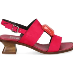 PLUMERS Sandalias con tacón de Mujer 3821 604 FUCSIA