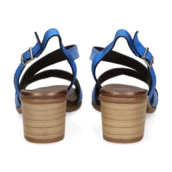 PLUMERS Sandalias con tacón de Mujer 3823 JEANS