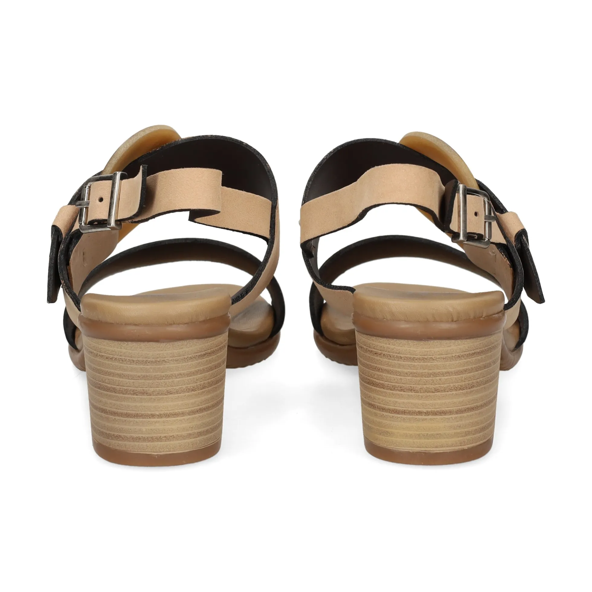 PLUMERS Sandalias con tacón de Mujer 3829 CAMEL