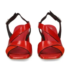 PLUMERS Sandalias con tacón de Mujer 3986 CORAL