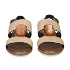 PLUMERS Sandalias planas de Mujer 3922 CAMEL