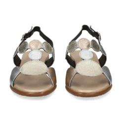 PLUMERS Sandalias planas de Mujer 3914 PLATINO