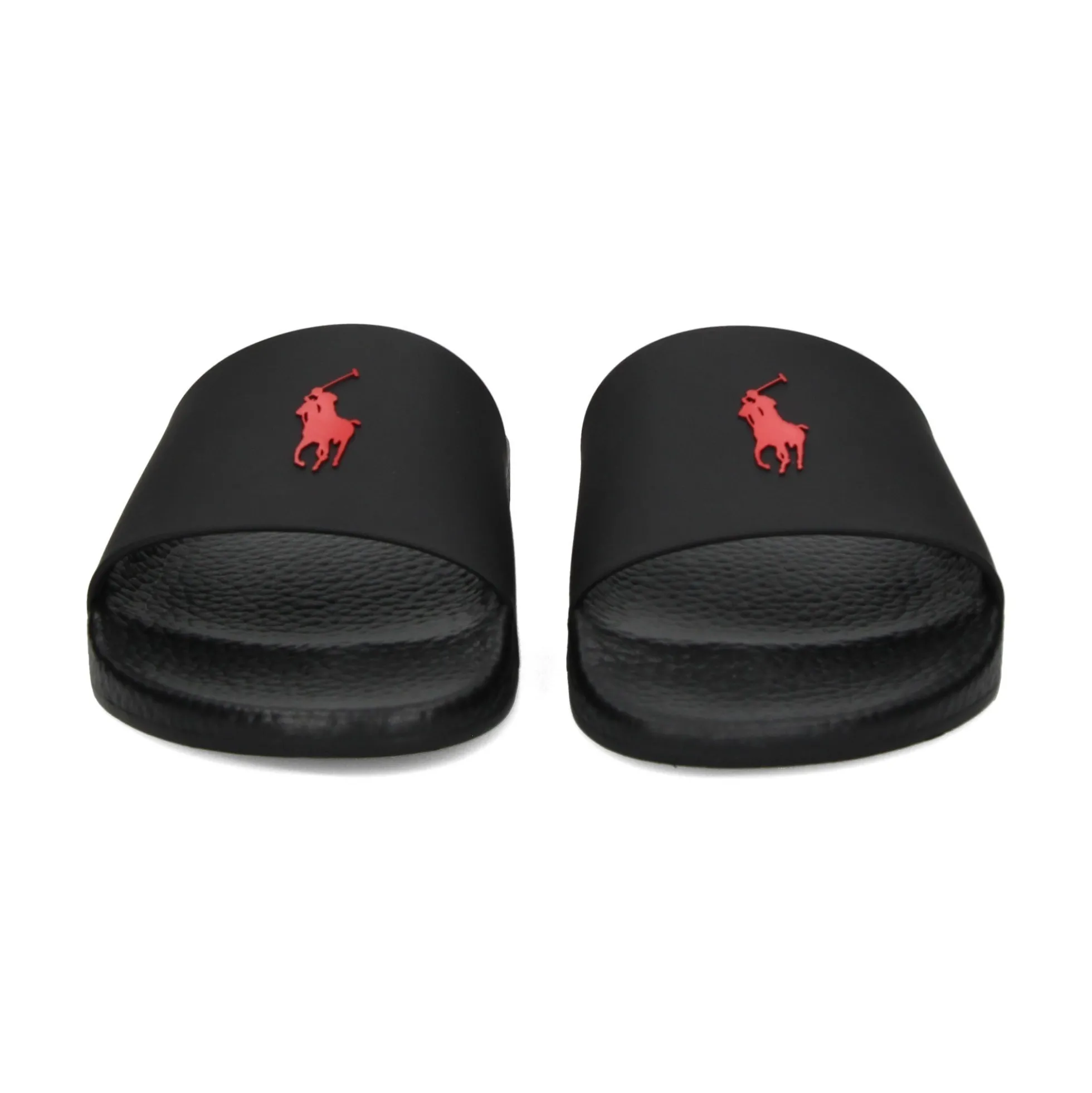 POLO RALPH LAUREN Sandalias de Hombre POLO SLIDE 004 BLACK/RED