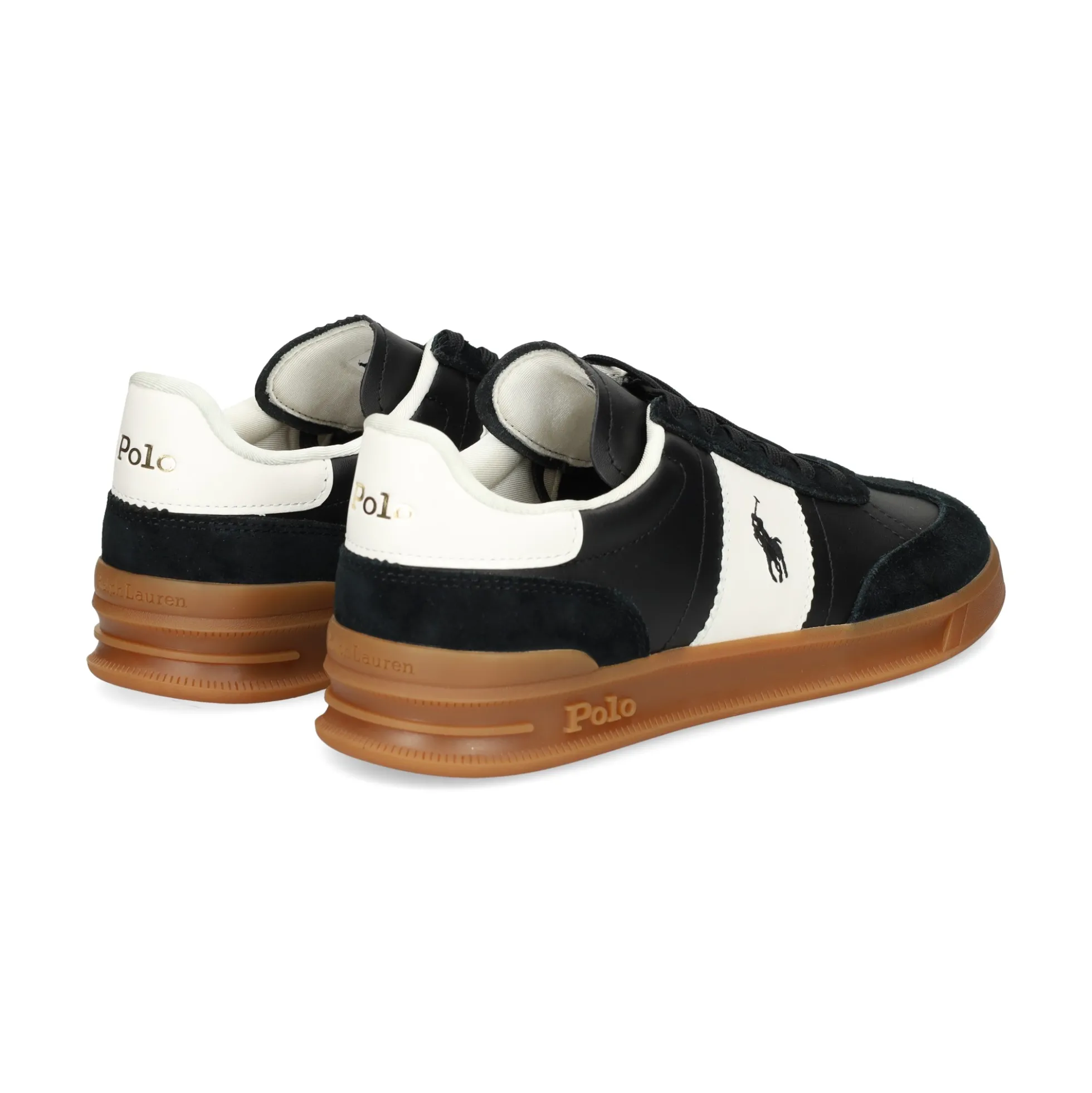 POLO RALPH LAUREN Zapatillas de Hombre HRT AERA PP 001 BLACK/WHITE