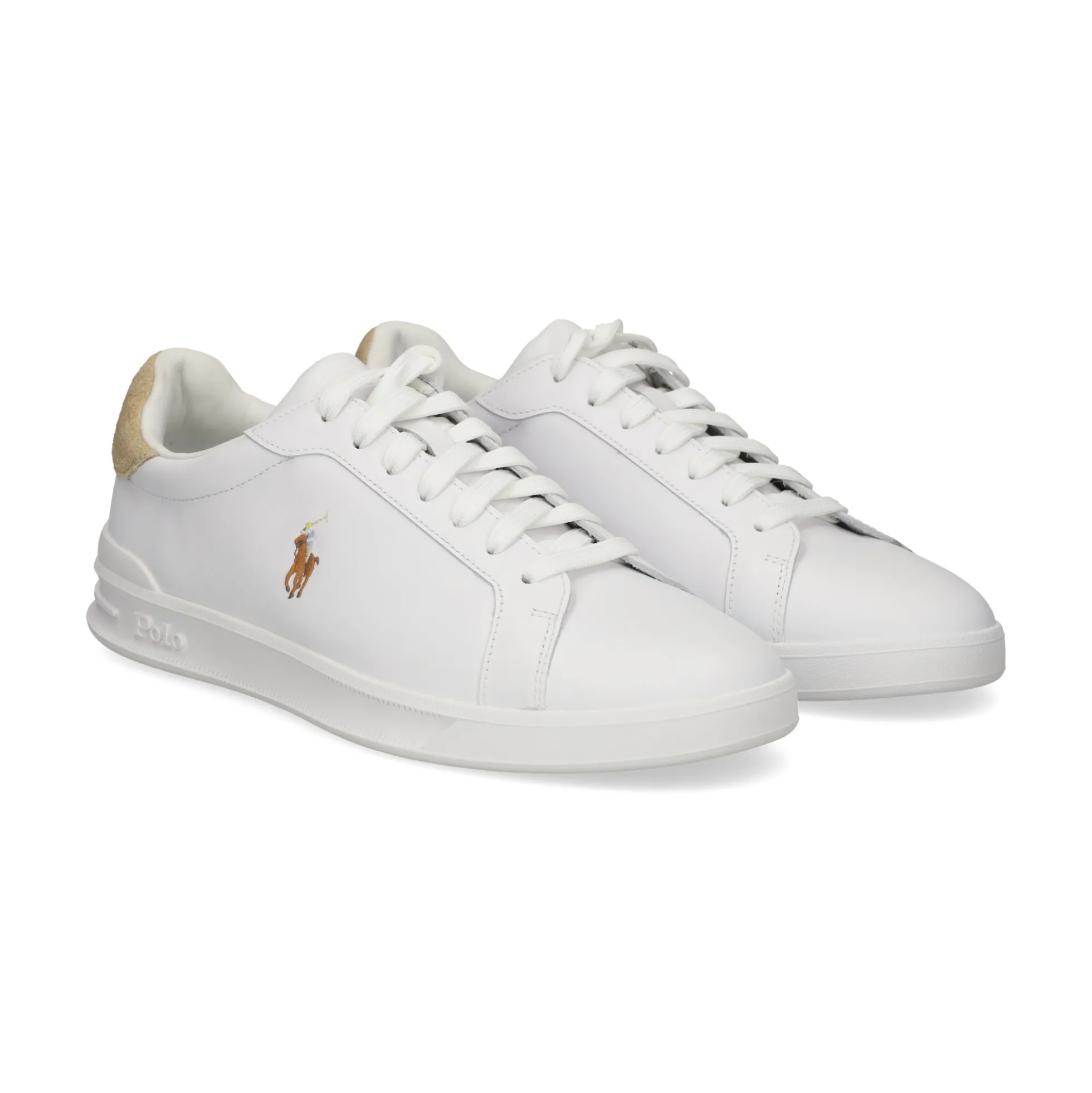 POLO RALPH LAUREN Zapatillas de Hombre HRT CT II 001 WHITE/BONE