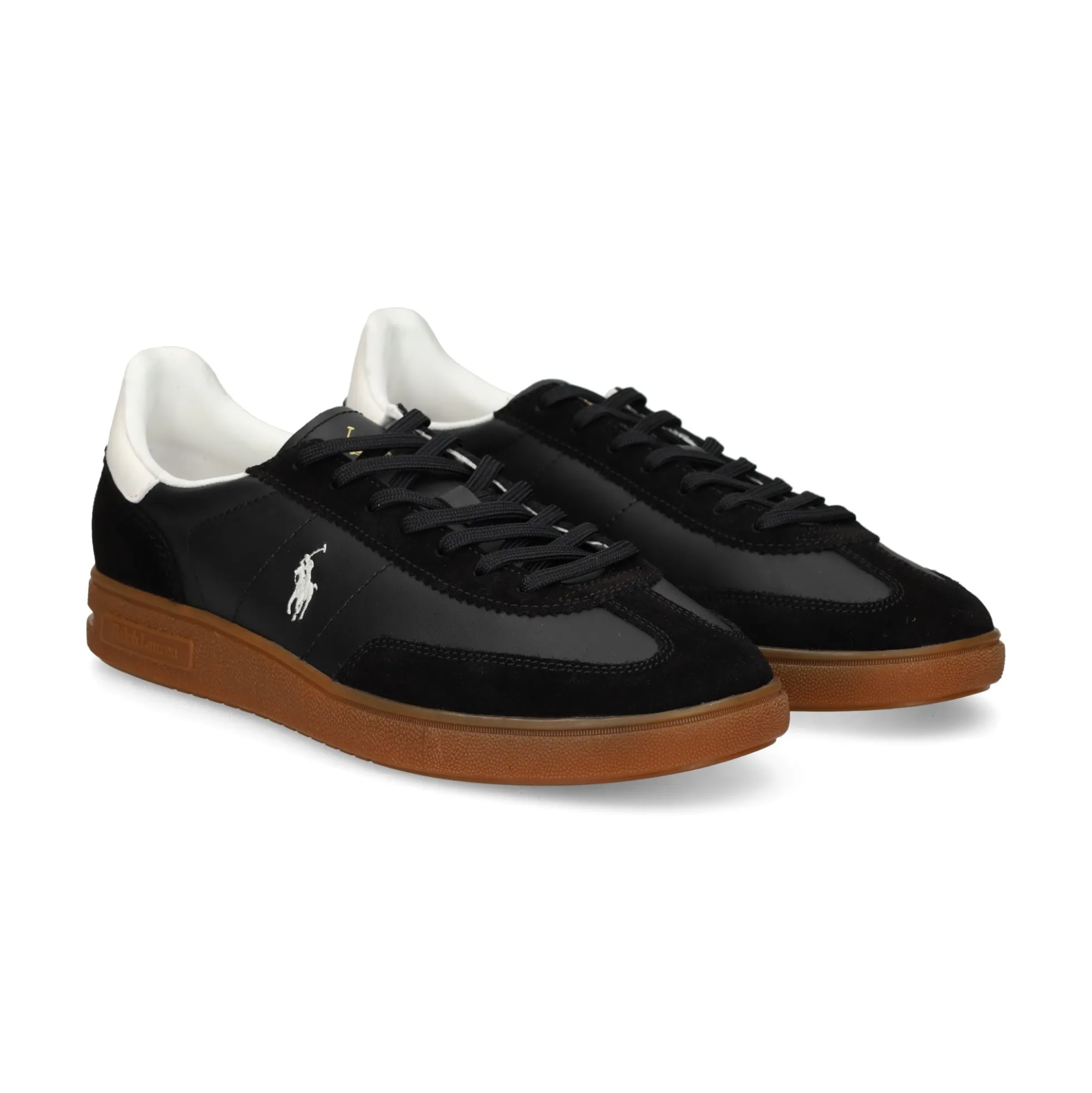 POLO RALPH LAUREN Zapatillas de Hombre BEDFORD PP 002 BLACK/WHITE