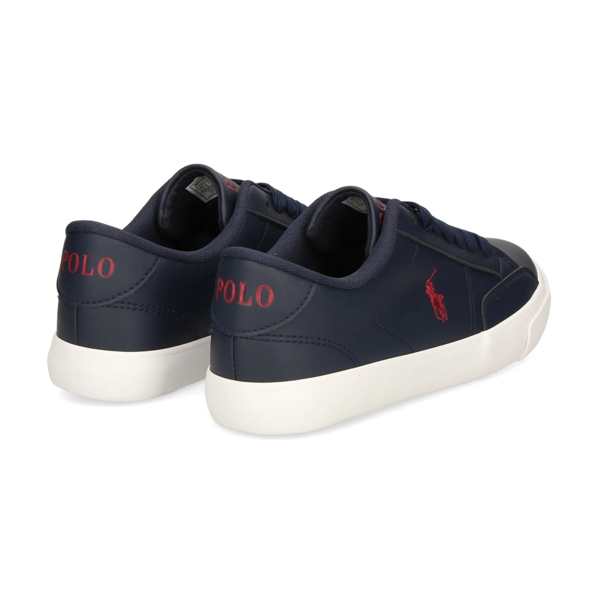POLO RALPH LAUREN Zapatillas de niñas RF103737 NAVY/BURGUNDY