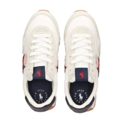 POLO RALPH LAUREN Zapatillas de niñas RF103807 WHITE/GREY/RED