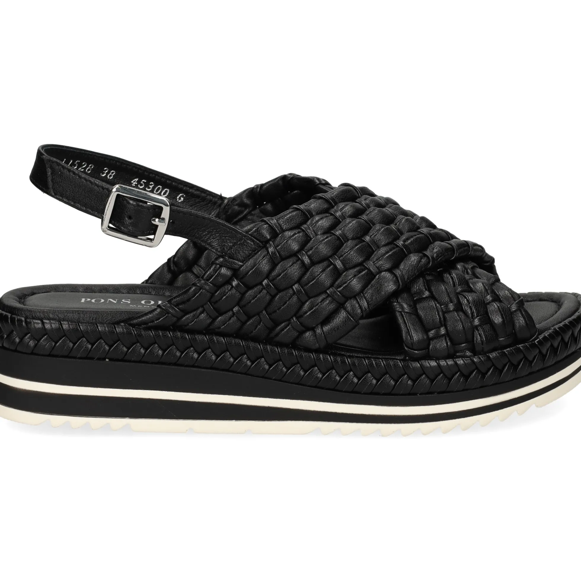 PONS QUINTANA Sandalias con plataforma de Mujer 11528.S00 09 NEGRO