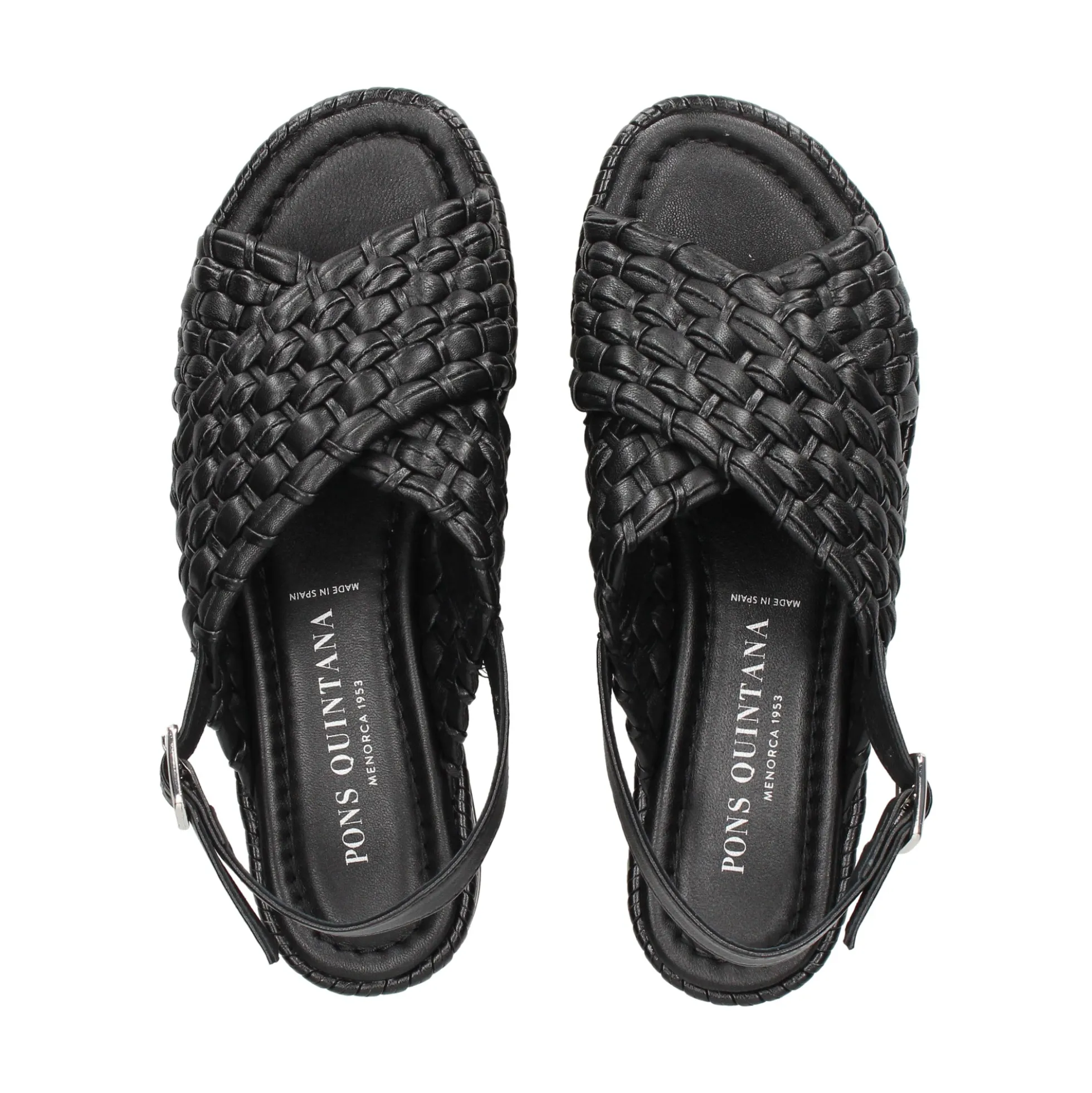 PONS QUINTANA Sandalias con plataforma de Mujer 11528.S00 09 NEGRO