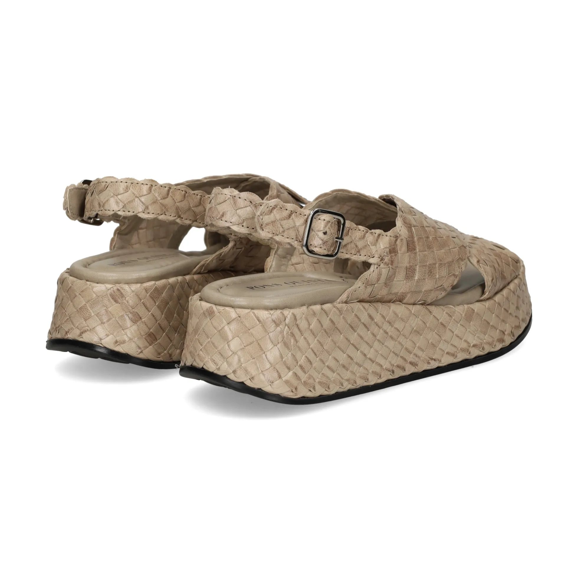PONS QUINTANA Sandalias con plataforma de Mujer 10829.T00 081 FUMO