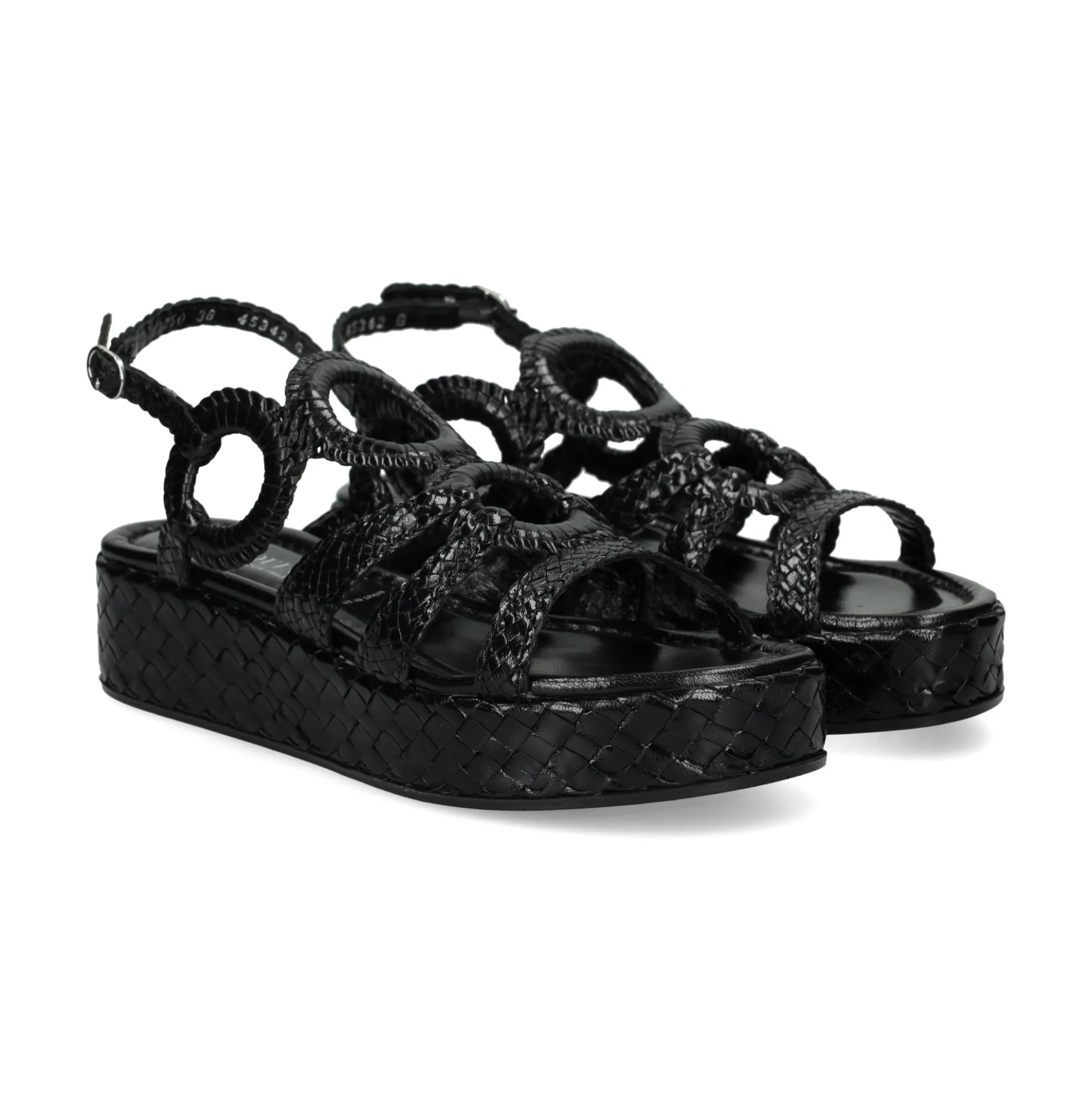PONS QUINTANA Sandalias con plataforma de Mujer 11250.000 09 NEGRO