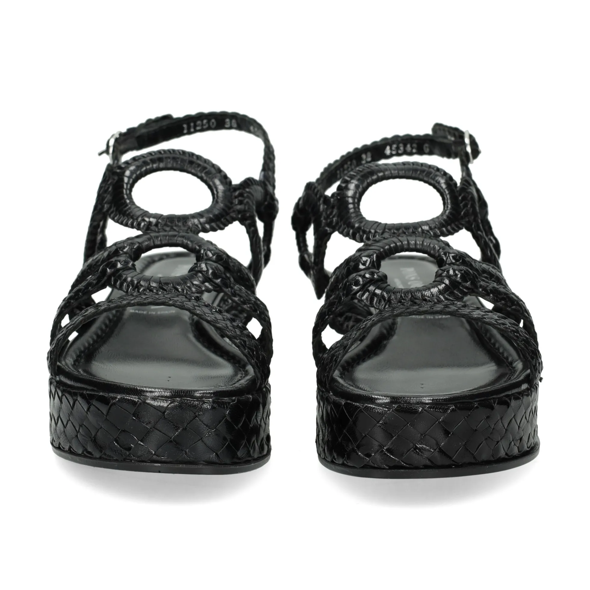 PONS QUINTANA Sandalias con plataforma de Mujer 11250.000 09 NEGRO